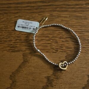 Enewton Classic Mixed Metal 2.5mm w/Love Charm Bracelet